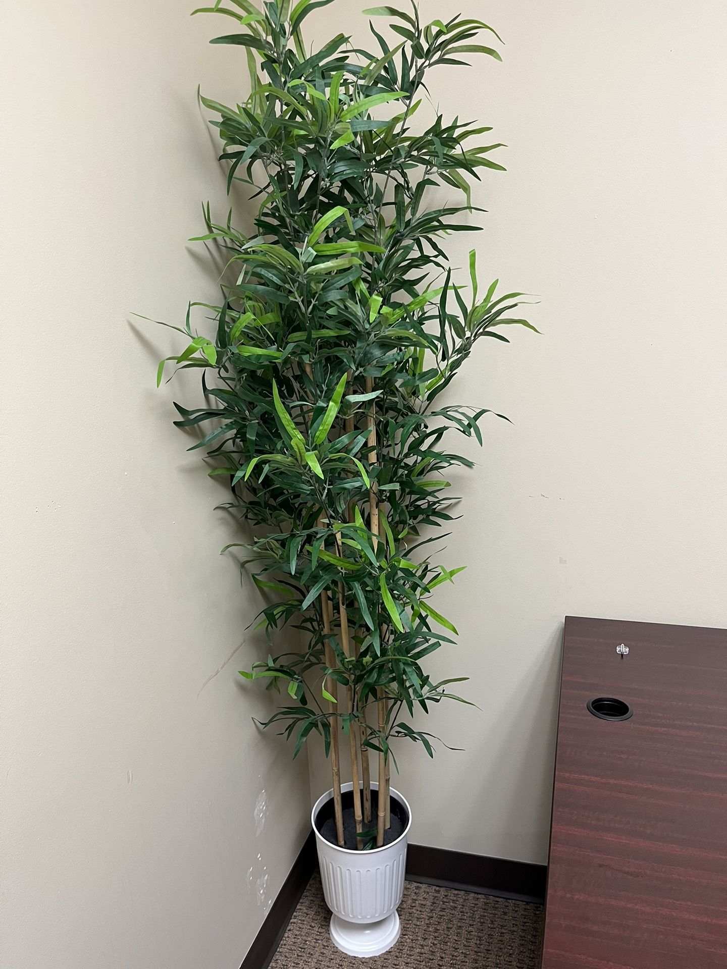 Faux Bamboo Potted Plant