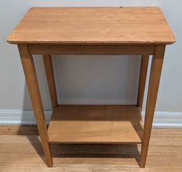 2-Tier Wood Side Table