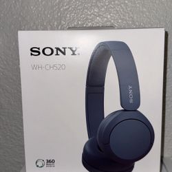 Sony Bluetooth Headphones (Blue)