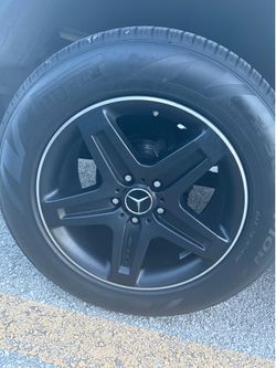 (4) BRAND NEW MERCEDES 19’ RIMS AND TIRES