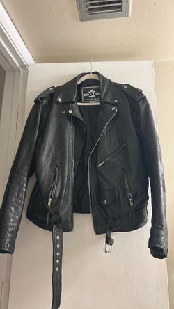 Biker leather jacket