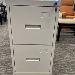 Vertical File Cabinet 2 Drawer, Metal Lateral Filing Cabinet with Lock, Locking Organizer Filed Drawer Cabinet for Letter/Legal / A4 / F4 Size for Hom