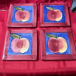 Apple Ceramic Coasters