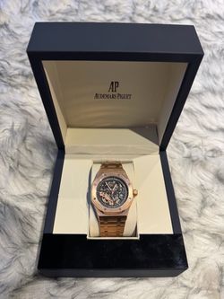 Rose Gold Skeleton AP Watch