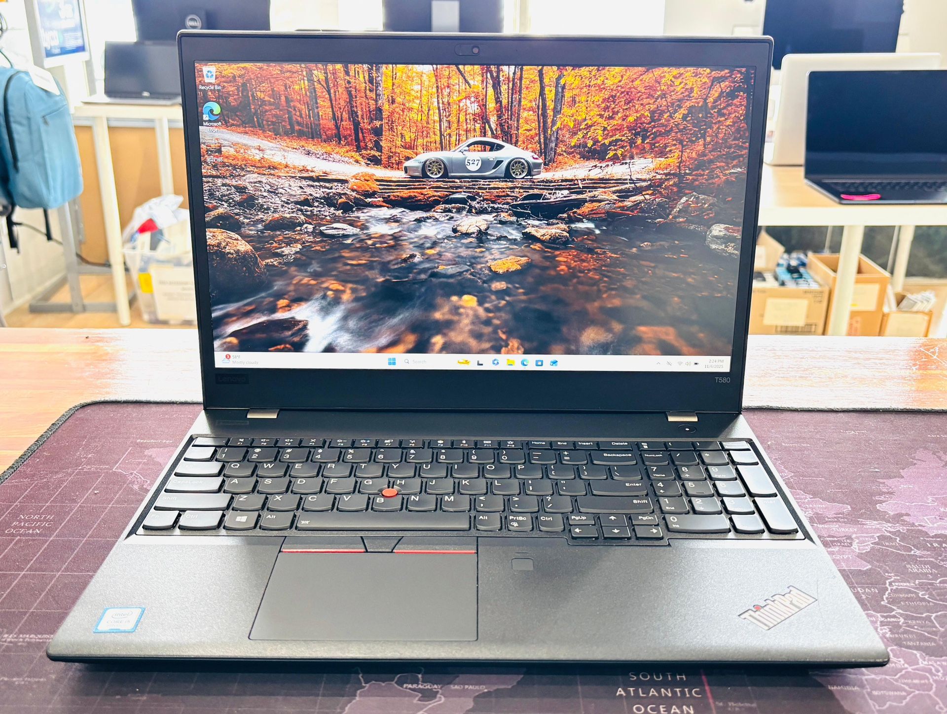 Lenovo ThinkPad T580 Core i5-8250u 16GB RAM 512GB SSD Windows 11 Pro