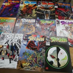 SPAWN IMAGE COMIC BOOKS 1992 2 JUNE 3 AUGUST 4 SEPTEMBER 5 OCTOBER 6 NOVEMBER  1993 7 JANUARY 8 FEBRUARY 9 MARCH 10 MAY 11 JUNE 12 JULY 174762094232