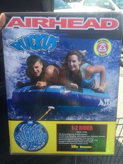 Brand New water sport Airhead Ruckus 1-2 person tub.