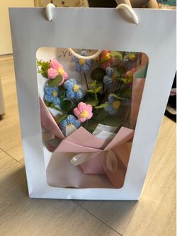 Mother’s day crochet flower bouquet