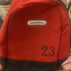 Red and Black Kid Connection #23 Toddler Backpack.