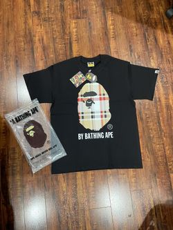 Black Burberry Bape Shirt