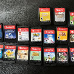 TRADING A FEW OF THE FOLLOWING SWITCH GAMES FOR A FIRE 11 MAX TABLET (BRAND NEW)