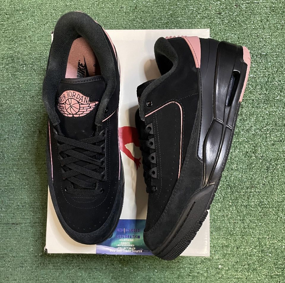 Jordan 2/3 black rust pink