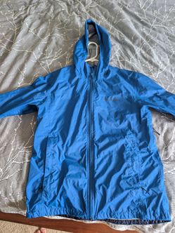 Columbia men's watertight jacket, Mountain blue, medium