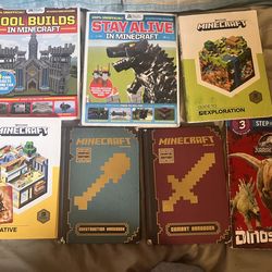 Minecraft’s books + Jurassic World Book