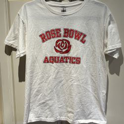 Rose Bowl Aquatics White T-Shirt Gildan Size L