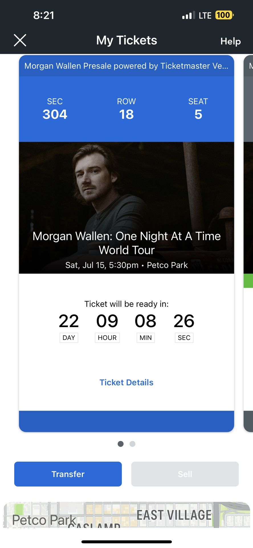 Morgan Wallen Ticket