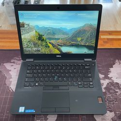 Dell Latitude E7470 14” i7-6600u 8GB RAM 128GB SSD -WINDOWS 10!!!!!!