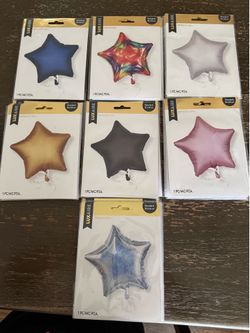 Star foil balloons