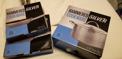 Hammered Silver Cookware 