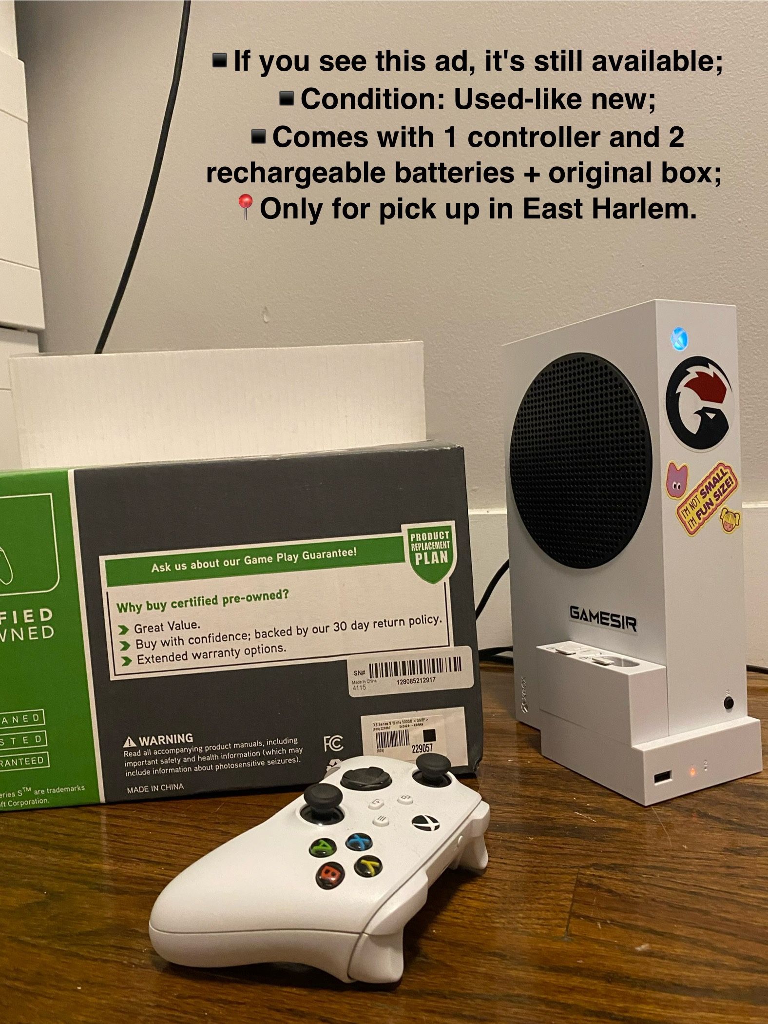 Xbox series S 512GB game console