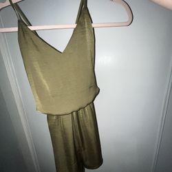 Olive Green Jumper - Size Small