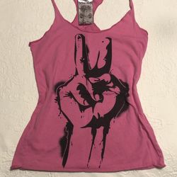 A Fine Mess Y2K Graphic Tank Top, Size Small