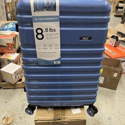 BRAND NEW - 24”IFLY Hardside Spectre Versus Luggage Checked Luggage - Blue