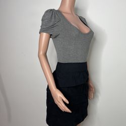 BCBG MAXAZRIA Women’s Jersey Top Tiered Skirt Dress
