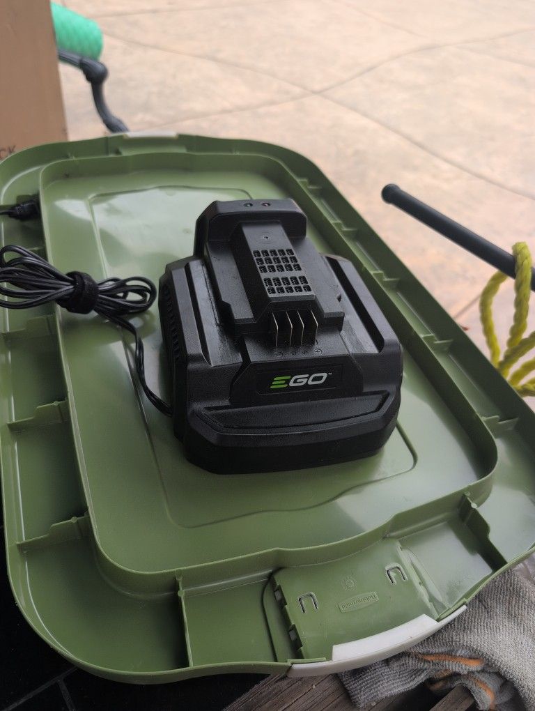 EGO Power+ 56-volt lithium-ion battery charger.