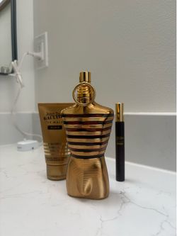 Jean Paul Gaultier Le Male Elixir 4.2oz bundle