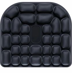 Waterproof inflatable seat cushion for wheelchairs and office workers