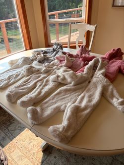 Baby Girl Cute Plush Cozy Warm Suit Lot of 5, 0-3,  3, 6 months