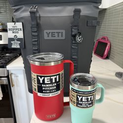 Yeti Hopper M20 Back cooler Summer Bundle All New 