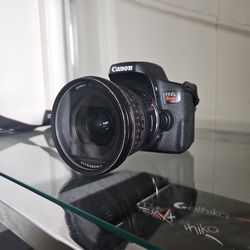 Canon EOS Rebel T6i/ Canon 20-35mm Lense (32 GB SD Card)
