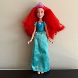 Disney Princess Little Mermaid Ariel Royal Shimmer Glitter Doll Crown Skirt