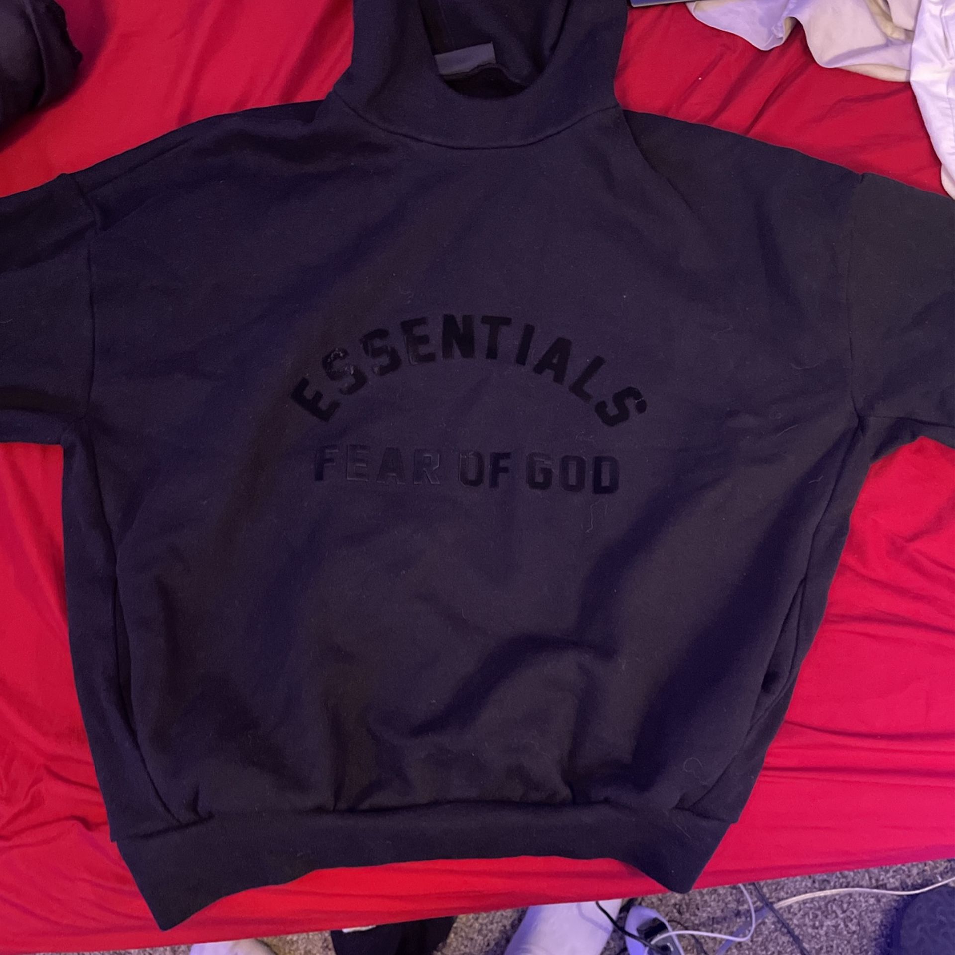 All Black Archie Essentials Hoodie