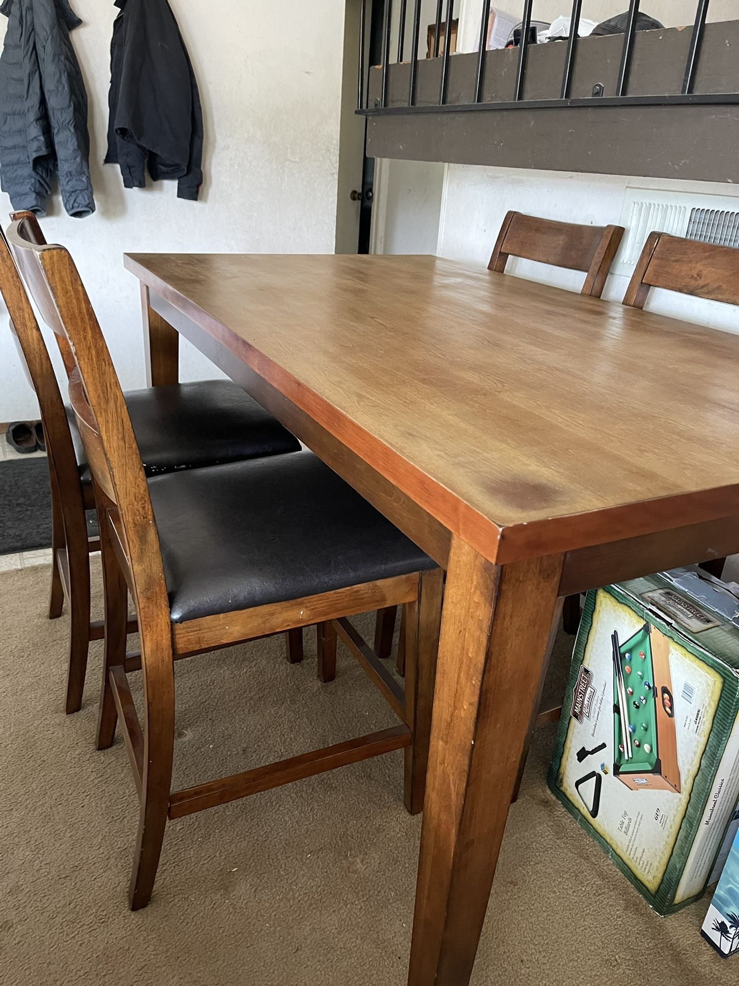 Height Dining Table And Chairs