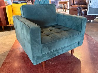 JASON FURNITURE Plush Emerald Lounge Chair