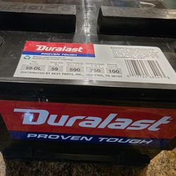 Brand New 12v Duralast Battery 
