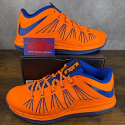Nike Air Max LeBron 10 Low Black Total Crimson Size 10.5 579765-001 Men’s Basketball Shoes OG Rare
