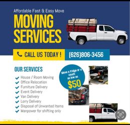 Help with moving appliances and furniture