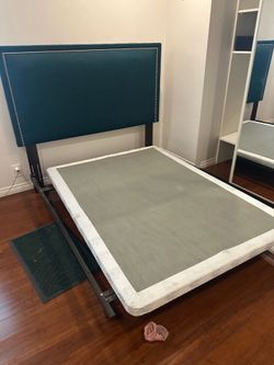 FREE: Queen head board bed frame mattress support
