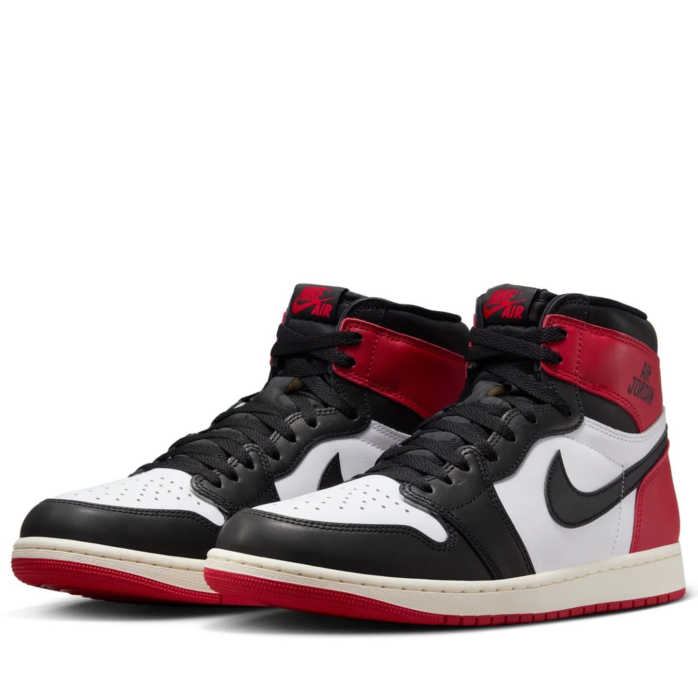 Air Jordan 1 Retro High OG 'Black Toe Reimagined Size 9.5