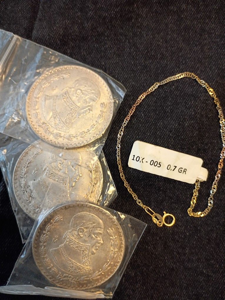 Última Offerta Pulsera Nueva De Oro 10k 