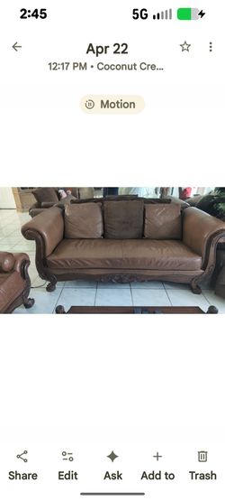 Real Leather living room set