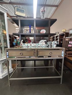 Grayson Lane Glam Silver Console table