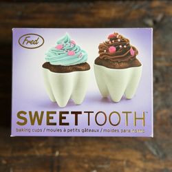 Fred Brand Sweet Tooth Silicone Baking Cups/Cupcakes