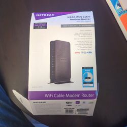 Netgear N300 Wifi Cable Modem Router 