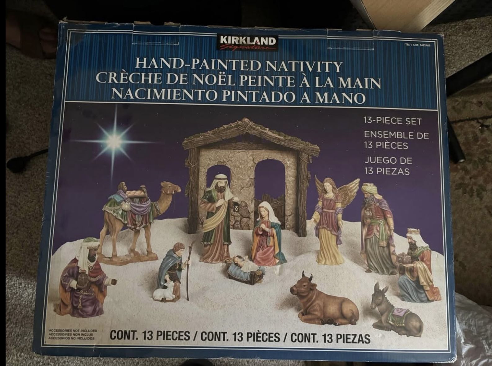Christmas Hand-painted Nativity