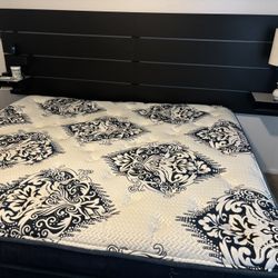 King Mattress & king Bed Frame Headboard Set
